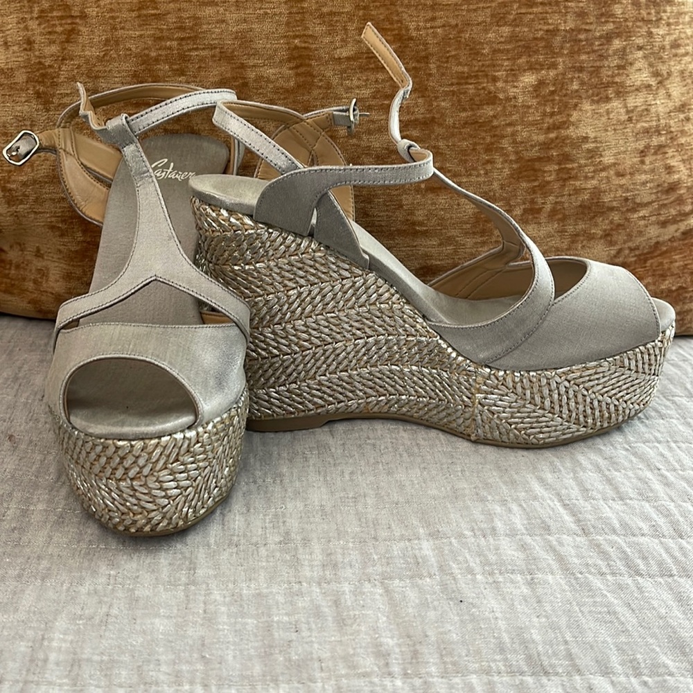 STUNNING CAYTAMER WEDGES T STRAP 7